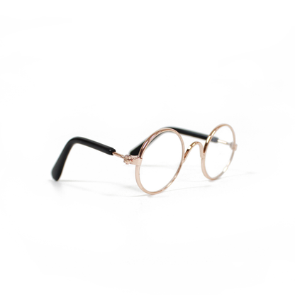 Black Round Frame Glasses