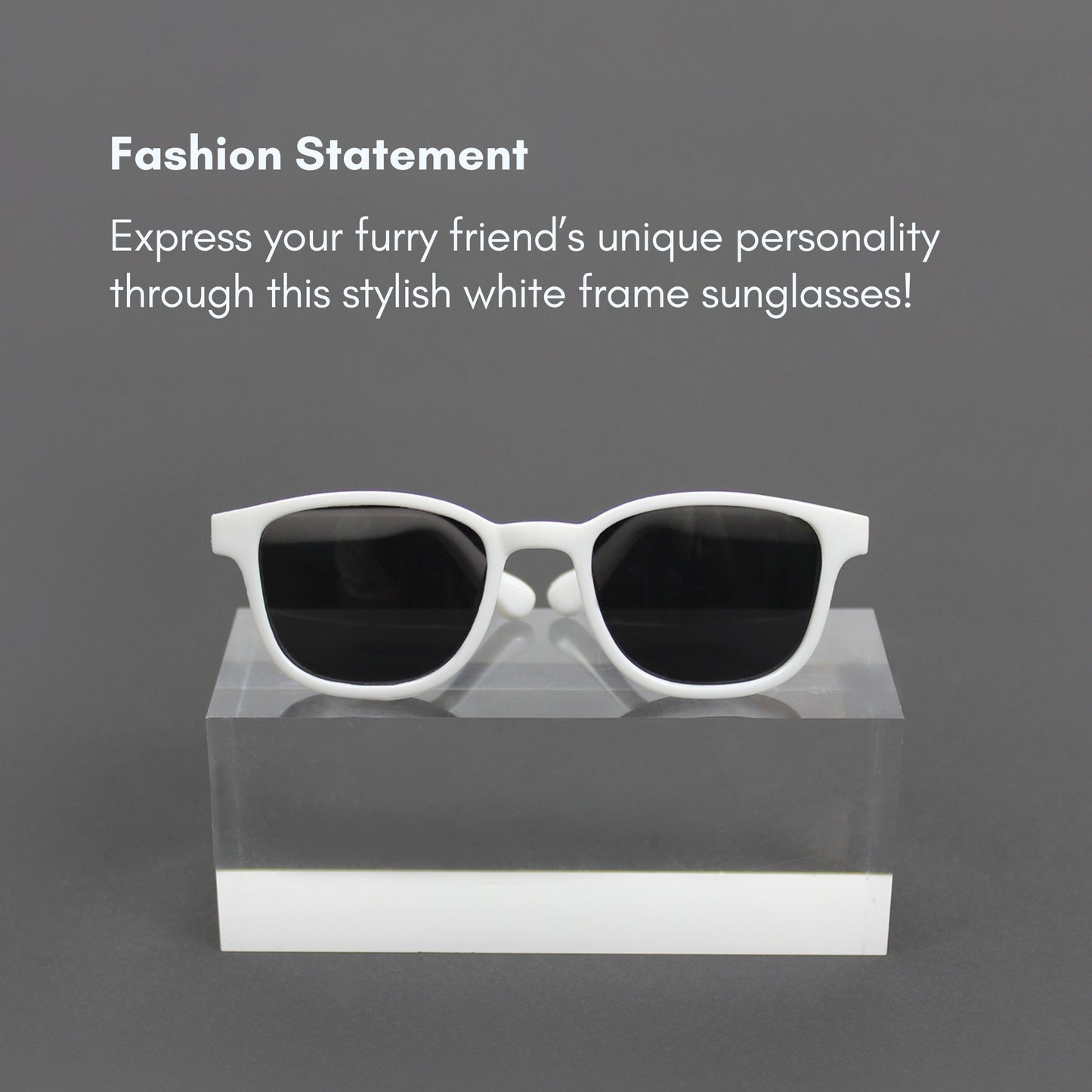 White Frame Sunglasses