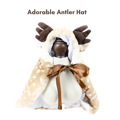 Adorable Reindeer Pet Costume Cloak