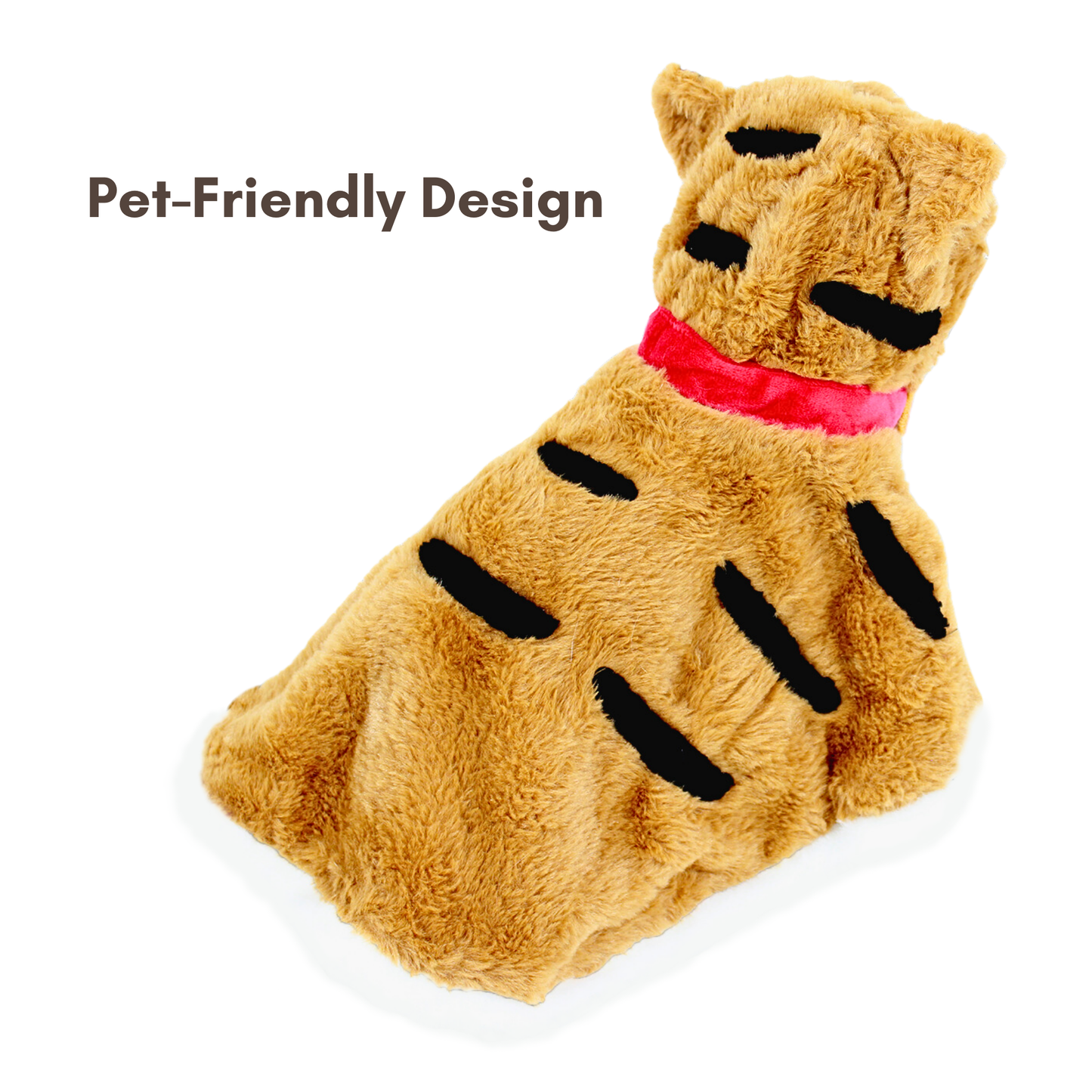 Adorable Soft  Little Tiger Plush Pet Jacket (One-Size)