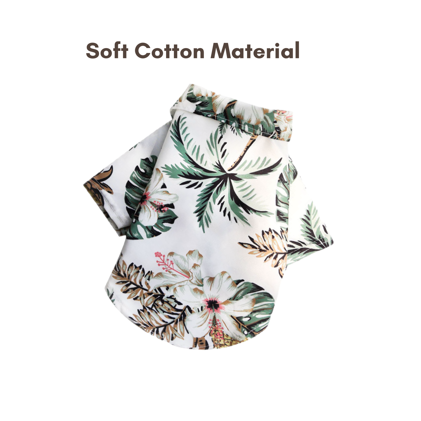 Soft Cotton Hawaii T-Shirt for Cats and Small Dogs