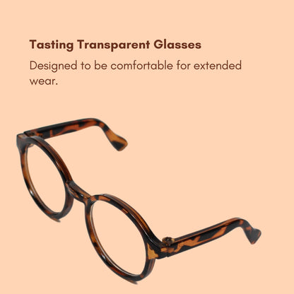 Tortoiseshell Transparent Sunglasses for Pets