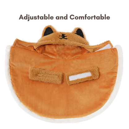 Adorable Soft  Little Tiger Plush Pet Jacket (One-Size)